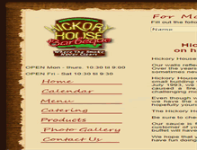 Tablet Screenshot of hickoryhouseq.com